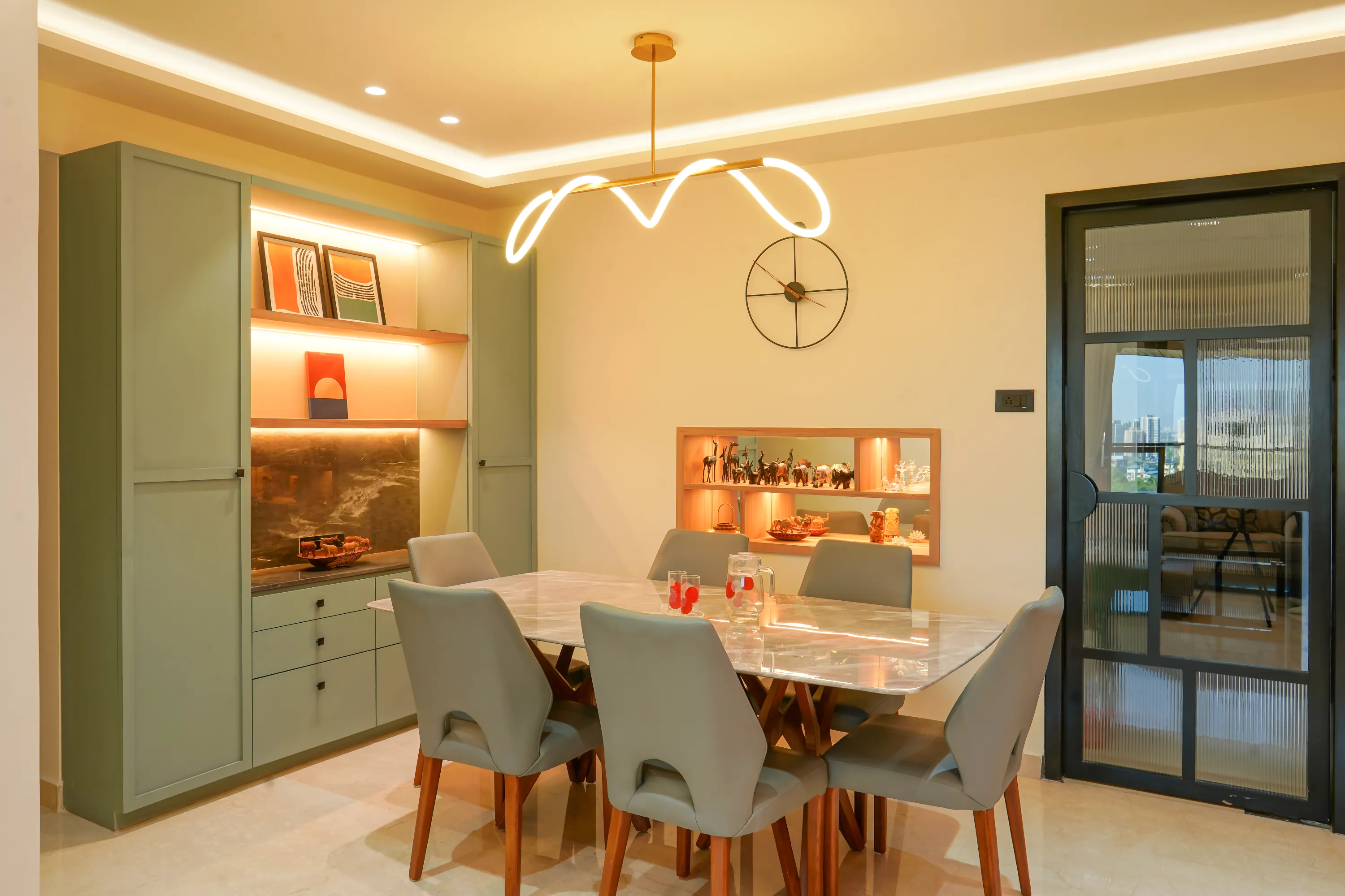 Residential Dinning Table Work of https://studioelements.in/img
